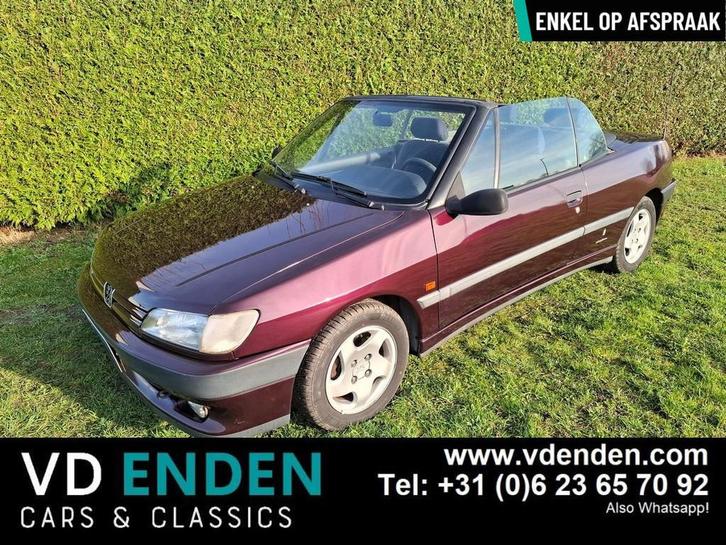 Peugeot 306 Cabriolet 1.8 - 1996, Autos, Oldtimers & Ancêtres, Entreprise, Achat, Alarme, Verrouillage central, Rétroviseurs électriques
