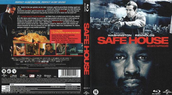 securite rapprochee (safe house) (blu-ray) neuf, CD & DVD, Blu-ray, Comme neuf, Thrillers et Policier, Enlèvement ou Envoi