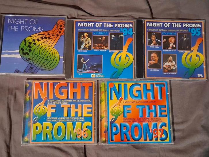 5 cd´s Night of the proms; 1986,1994-1997, Cd's en Dvd's, Cd's | Verzamelalbums, Zo goed als nieuw, Overige genres, Ophalen of Verzenden