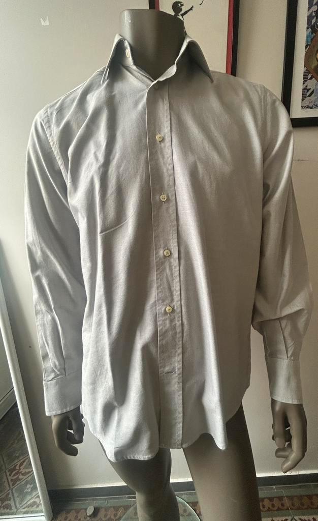 Yves Saint Laurent chemise coton gris clair 39-15,5, Vêtements | Hommes, Chemises, Comme neuf, Tour de cou 39/40 (M), Gris, Enlèvement ou Envoi