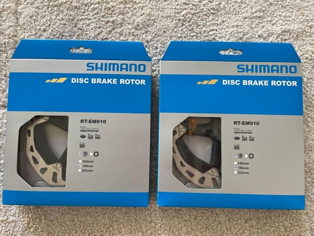 Shimano STePS RT-EM910 Ice-Tech Freeza Disc - met Magneet, Fietsen en Brommers, Ophalen of Verzenden, Nieuw, Remmen, Aluminium
