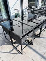 Tuintafel met stoelen, Tuin en Terras, Ophalen, 6 zitplaatsen, Zo goed als nieuw, Wicker