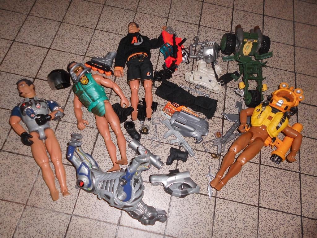 Hasbro action man jackpot + accessoires + voertuig..., Verzamelen, Speelgoed, Ophalen of Verzenden