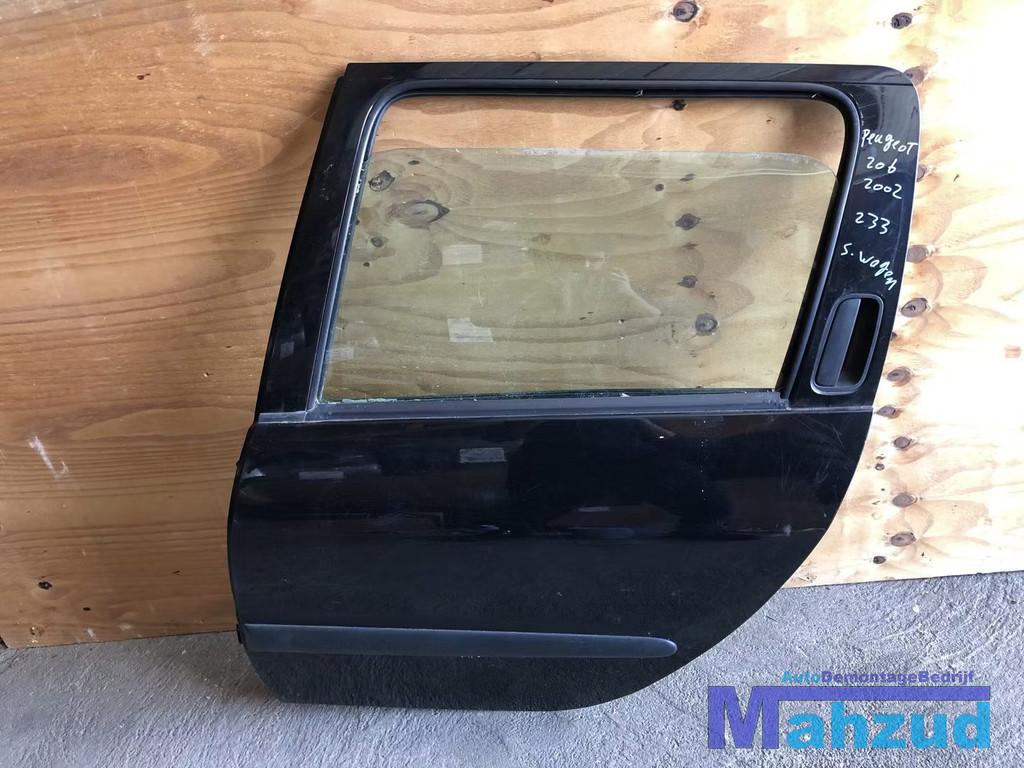 PEUGEOT 206 SW zwart Links linker achter deur portier, Taurusavenue 1
2132 LS  Hoofddorp, NL, Arrière, Contact.group@renault.com