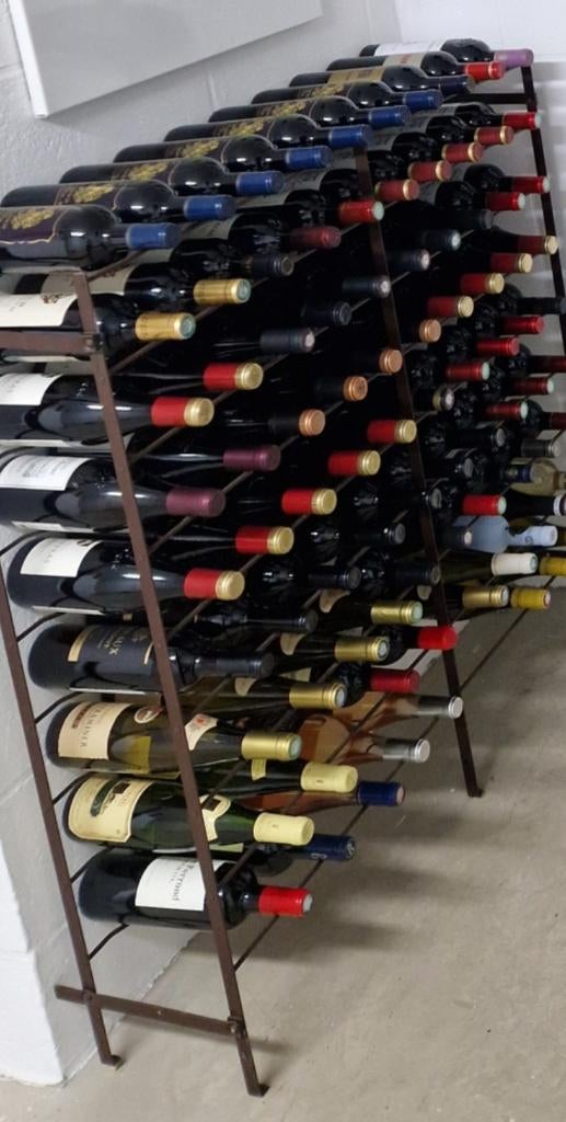 Range bouteilles de vin, Enlèvement, Utilisé, Métal, 25 bouteilles ou plus