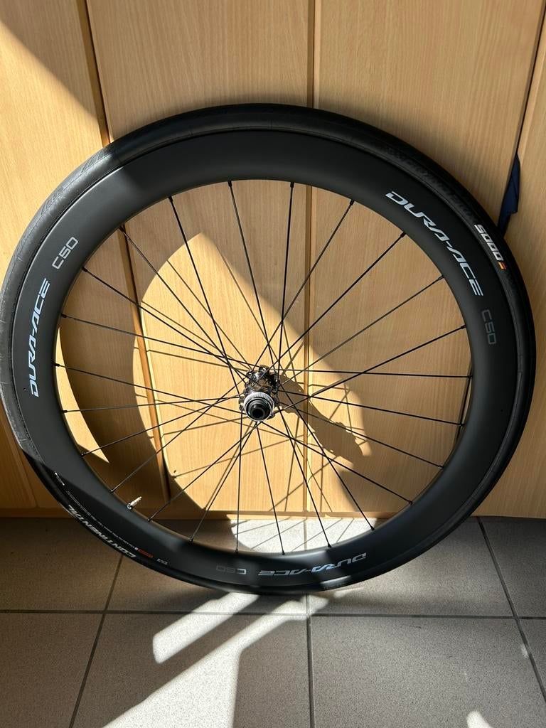 Paire de roues en carbone Shimano Dura Ace, Enlèvement, Utilisé, Carbone, Racefiets