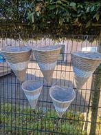 5x Originele Bloemenmanden!, Overige materialen, Minder dan 60 cm, Ophalen of Verzenden, Zo goed als nieuw