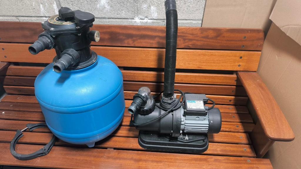 Waterland Zandfilterset ZF-400 met Pomp, Jardin & Terrasse, Accessoires de piscine, Utilisé, Filtre, Enlèvement