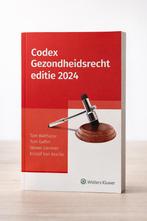 Codex Gezondheidsrecht 2024 (Wolters Kluwer), Boeken, Ophalen of Verzenden