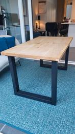 Mooie Eiken Eetkamer tafel 140l x 80b x 77h, Huis en Inrichting, Ophalen, 100 tot 150 cm, Eikenhout, Zo goed als nieuw
