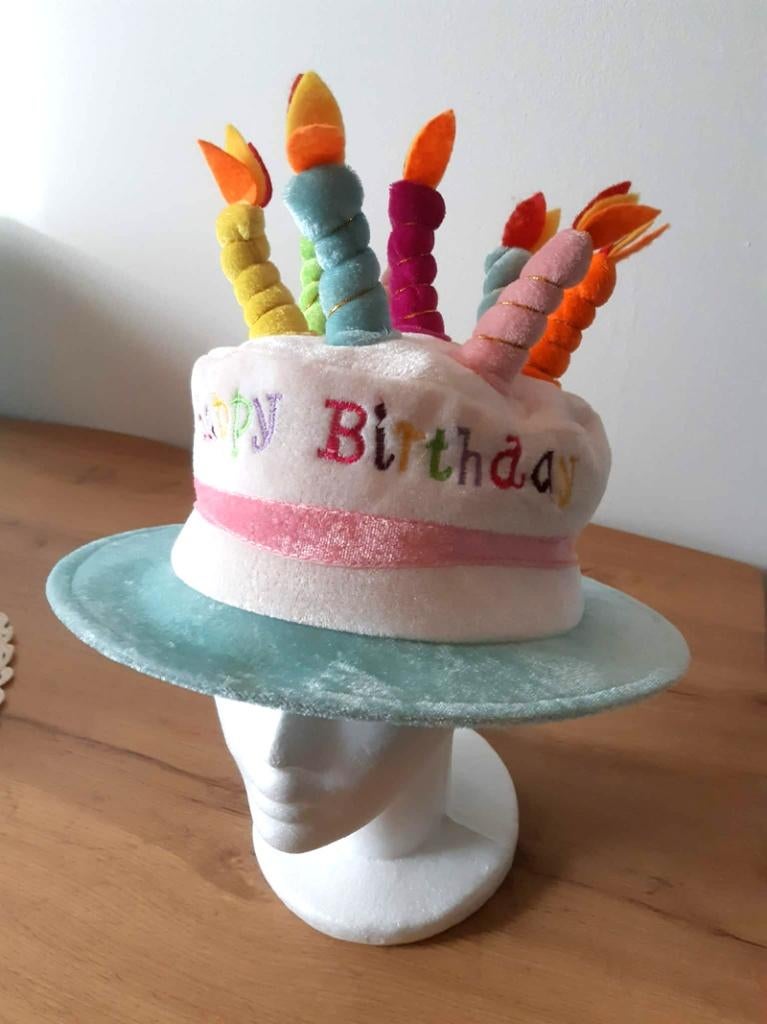 Chapeau fantaisie d'anniversaire, Enlèvement, Neuf, Garçon ou Fille, Chapeau