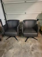 2 fauteuils pivotants design gris – état impeccable, Maison & Meubles, Enlèvement