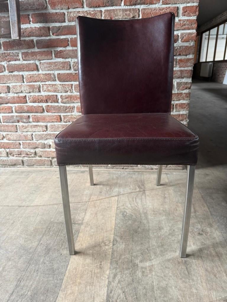 Stoelen Leer gebruikt, Ophalen, Gebruikt, Bruin, Leer