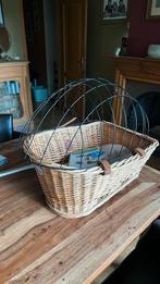 Rieten fietsmand voor hondje nieuw, Ophalen, Nieuw, Fietsmand