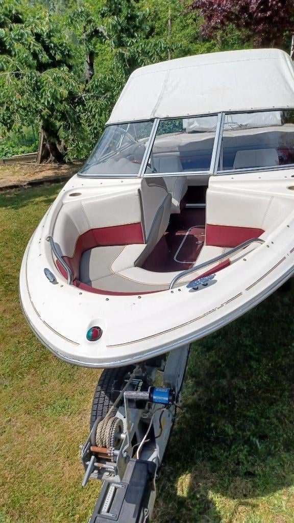 Maxum 1900 SR2,speedboot Met gekeurde Riba trailer., Watersport en Boten, Speedboten, Gebruikt, 3 tot 6 meter, Benzine, 120 tot 200 pk