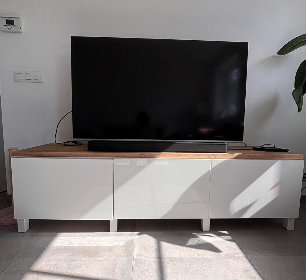 Tv kast Ikea Besta, Huis en Inrichting, Kasten |Televisiemeubels, Gebruikt, Minder dan 100 cm, 150 tot 200 cm, 25 tot 50 cm, Ophalen