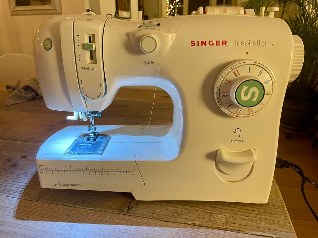 Singer Inspiration 4218 naaimachine, Hobby en Vrije tijd, Ophalen, Zo goed als nieuw, Naaimachine, Singer