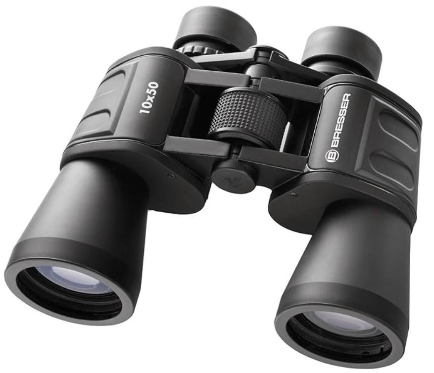 Verrekijker BRESSER 10x50 izgs, Audio, Tv en Foto, Optische apparatuur | Verrekijkers, Zo goed als nieuw, 8 tot 12x, Met hoes of tas