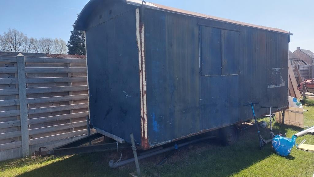 Werfkeet/ bouwkeet 2m x 5m, Ophalen