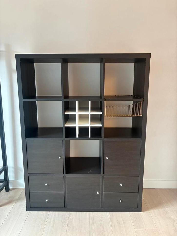 Ikea Kallax kast, Maison & Meubles, Armoires | Armoires murales, Utilisé, 150 à 200 cm, Moins de 150 cm, 25 à 50 cm, Avec tiroir(s)