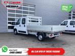 Opel Movano 2.2 140 pk DC Dubbel Cabine Open Laadbak/ 7 Pers, Auto's, Bestelwagens en Lichte vracht, Wit, Bedrijf, Electronic Stability Program (ESP)