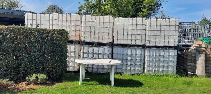 WATERTANKS VOOR OP BOUWWERF 1050 LITER, Bricolage & Construction, Bétonnières, Comme neuf, Enlèvement