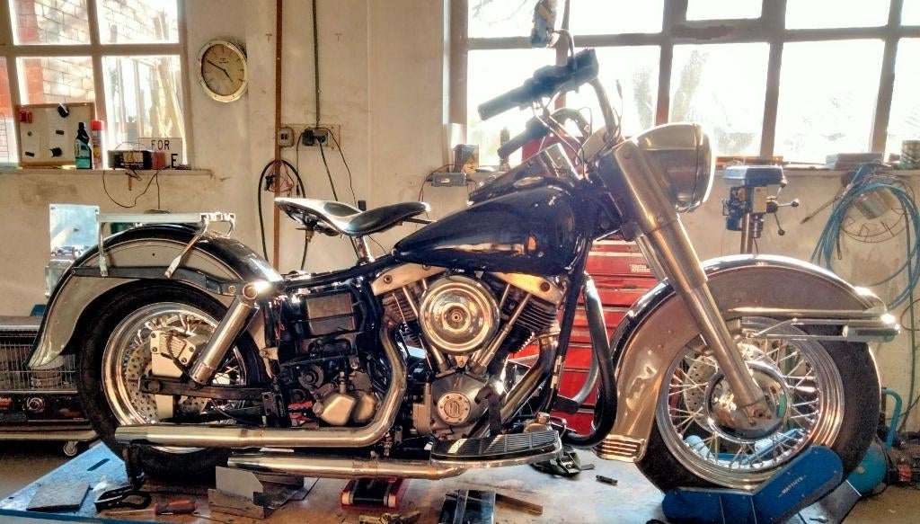 Harley Davidson shovel FLH, Motoren, 2 cilinders, Occasion, Particulier, Meer dan 35 kW