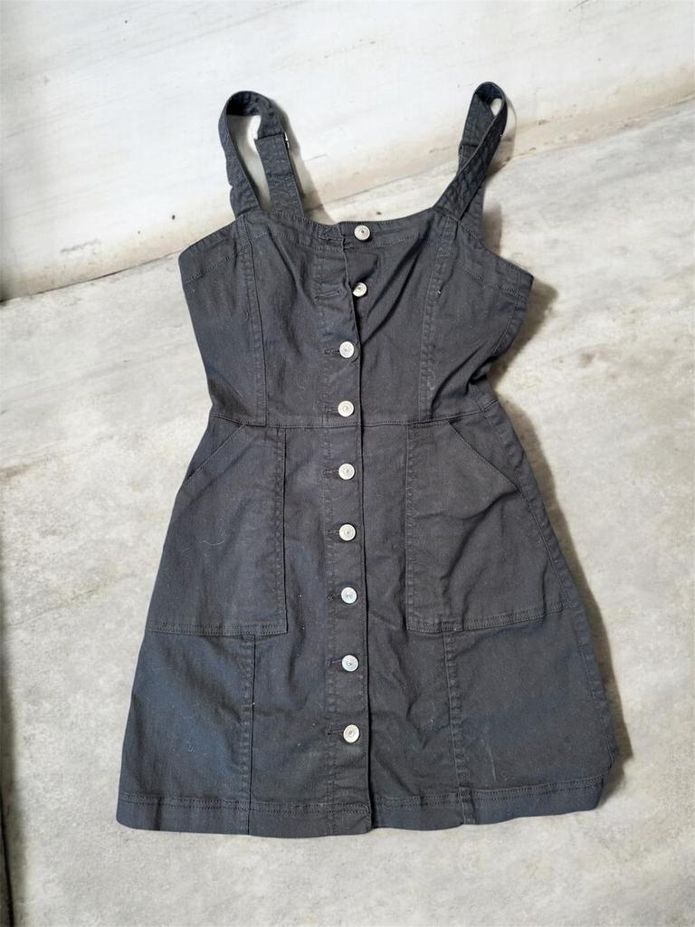 Zwart spijkerjurkje maat 32 (XS), Verzenden, Zwart, Maat 34 (XS) of kleiner, Gedragen