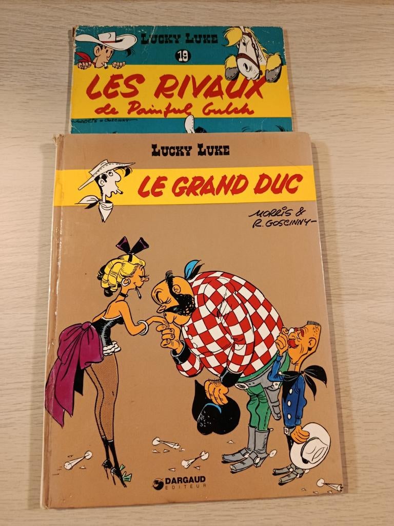 Lot 2 Lucky Luke – Morris & Goscinny – Éditions Dargaud/Dupu, Livres, Enlèvement