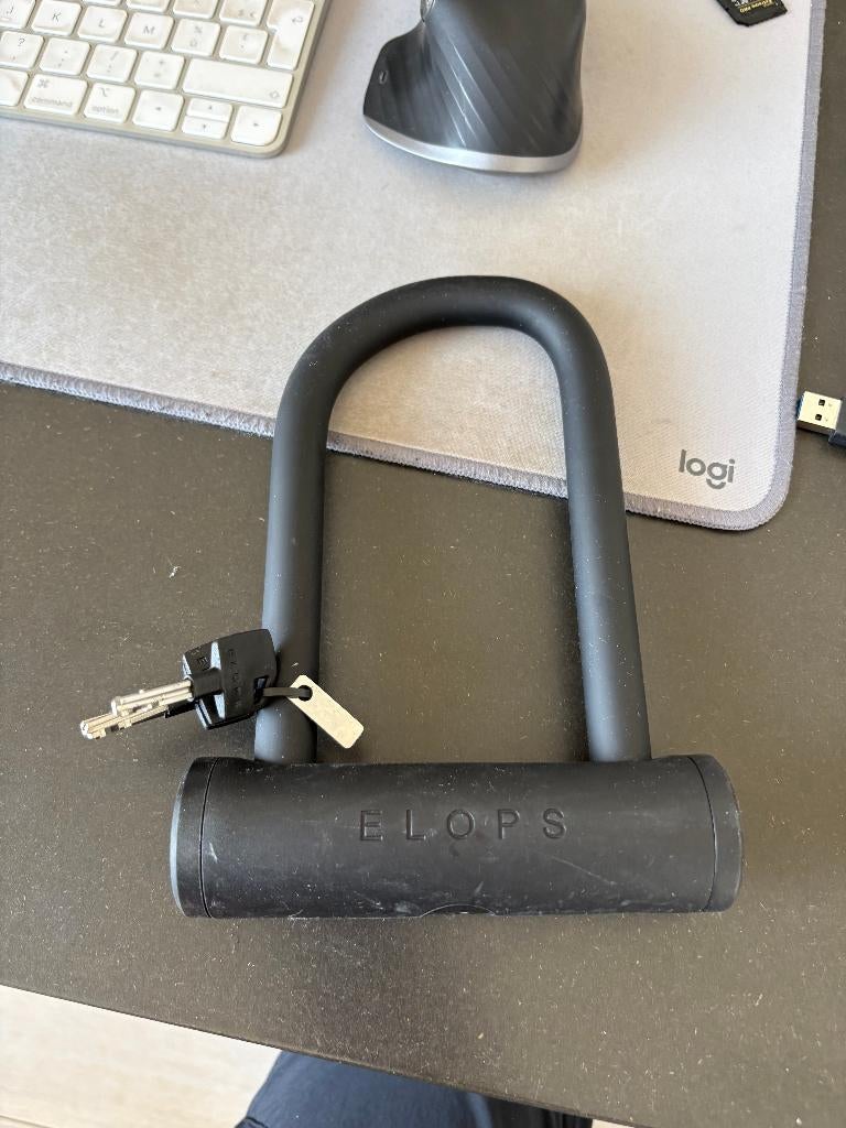 Elops U fietsslot, Fietsen en Brommers, Fietsaccessoires | Fietssloten, Ophalen of Verzenden, Nieuw, Beugelslot