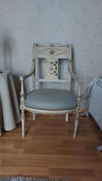 Decoratieve bijzetstoel, Maison & Meubles, Chaises, Enlèvement, Comme neuf, Bleu, Deux