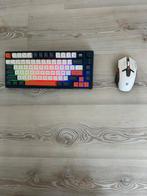 Gaming Keyboard en muis, Informatique & Logiciels, Claviers, Azerty, Comme neuf, Enlèvement, Sans fil