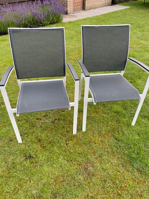 4 tuinstoelen, Tuin en Terras, Ophalen, Nieuw, Aluminium