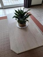 salontafel in travertin, Ophalen, Overige materialen, 100 tot 150 cm, 50 tot 100 cm