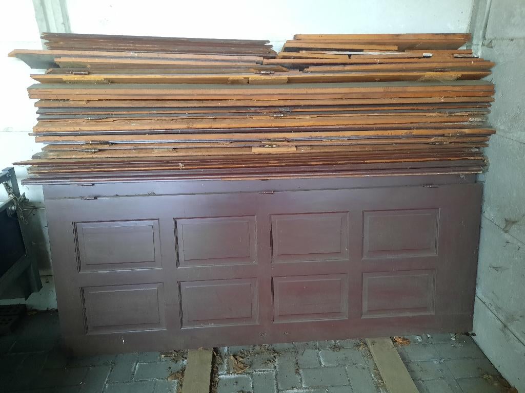 volle eiken deuren met plinten 6 st, Enlèvement, Utilisé, Bois, Porte intérieure