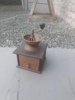 Prachtige oude koffiemolen met rood koperen afwerking, Ophalen