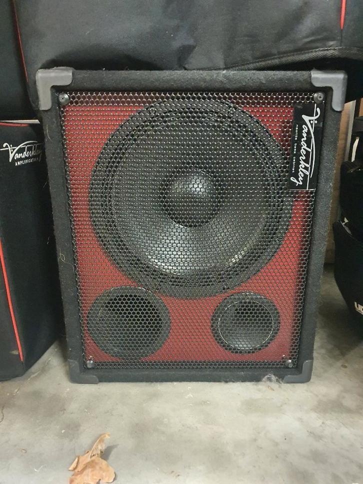 bas luidsprekers Vanderkley Professional  lichtgewicht, Muziek en Instrumenten, Versterkers | Bas en Gitaar, Gebruikt, Basgitaar