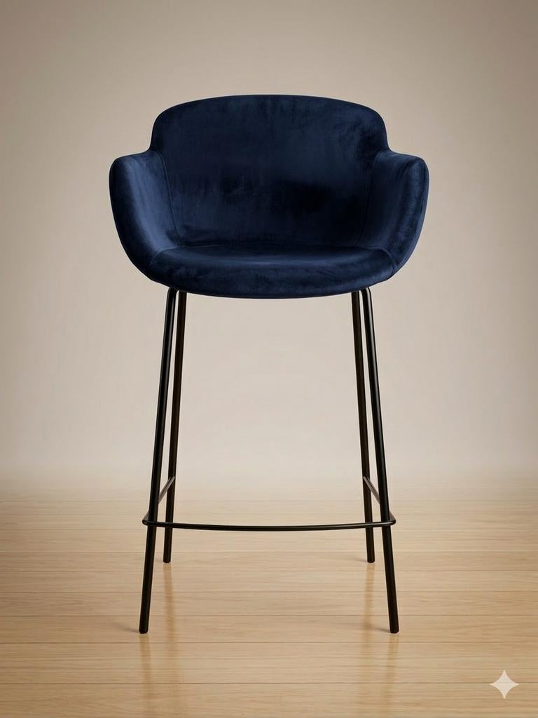 Chaise haute bleue nuit neuve