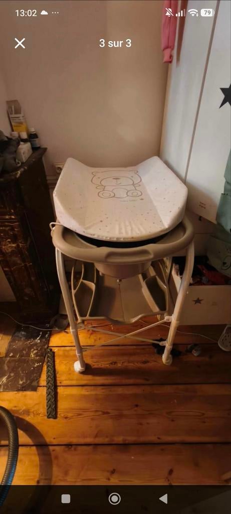 Commode en bad, Ophalen, Tafel