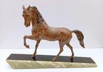 art deco beeld Arabisch paard kunstbrons ( Valton ), Antiek en Kunst, Ophalen of Verzenden, Brons
