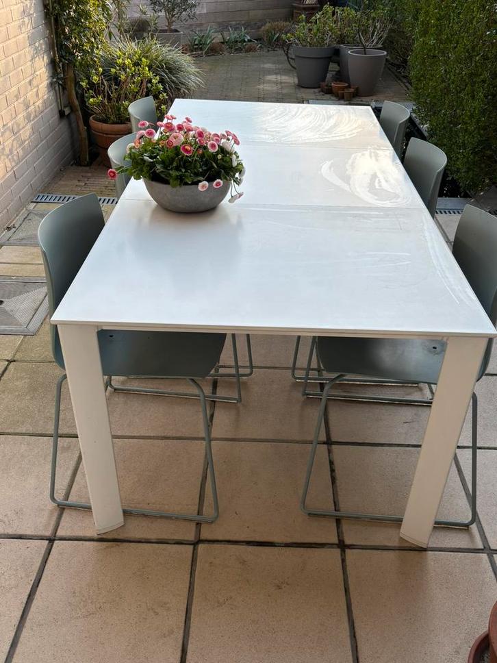 Tuintfel Kettlet ZONDER stoelen, Tuin en Terras, Tuintafels, Gebruikt, Ophalen