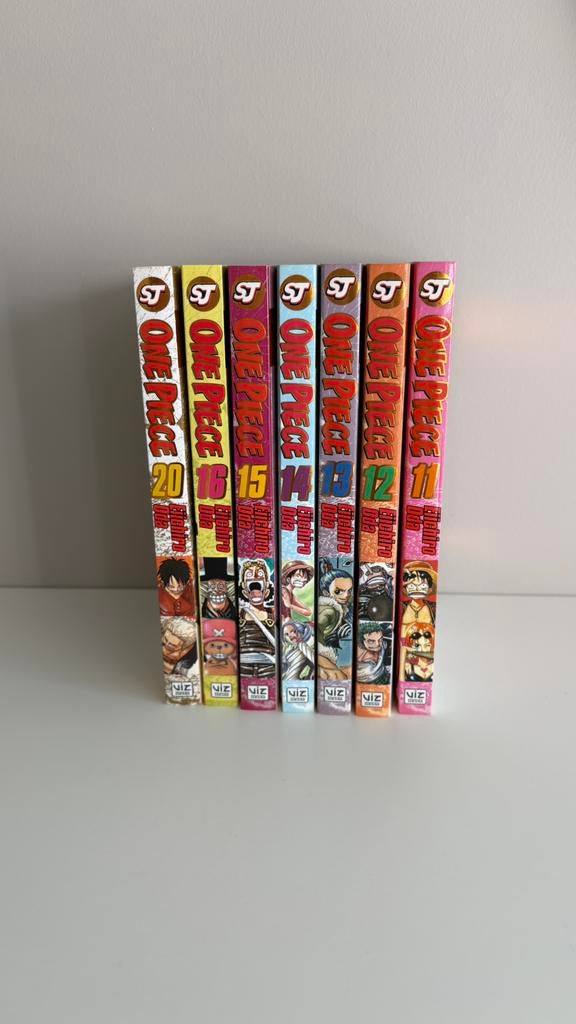 One Piece Manga Gold Foil Volumes 11 tot 16 en 20, Ophalen, Zo goed als nieuw
