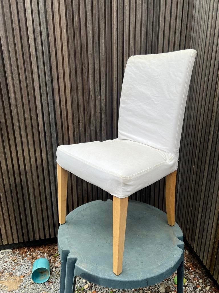 Ikea stoel wit beschikbaar, Enlèvement, Comme neuf, Blanc
