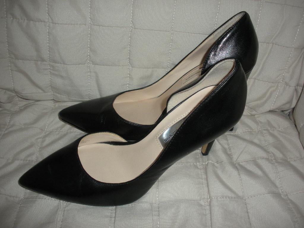 Chaussures à hauts talons en cuir noir, pointure 39., Vêtements | Femmes, Chaussures, International Concepts., Chaussures à haut talons