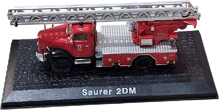 Saurer 2DM brandweerwagen. atlas editions, B, Gebruikt, B, Ophalen of Verzenden