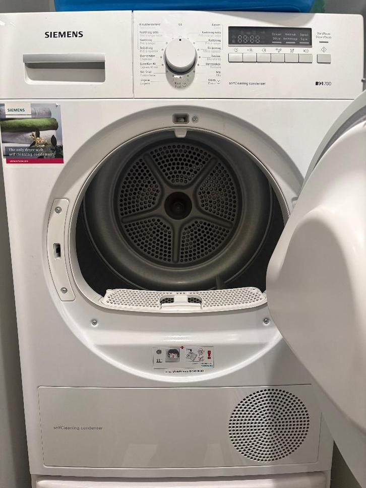 Sèche linge Siemens iQ700, Electroménager, Sèche-linge, Utilisé, À condensation, Chargeur frontal, 6 à 8 kg, Moins de 85 cm, Phase anti-froissage