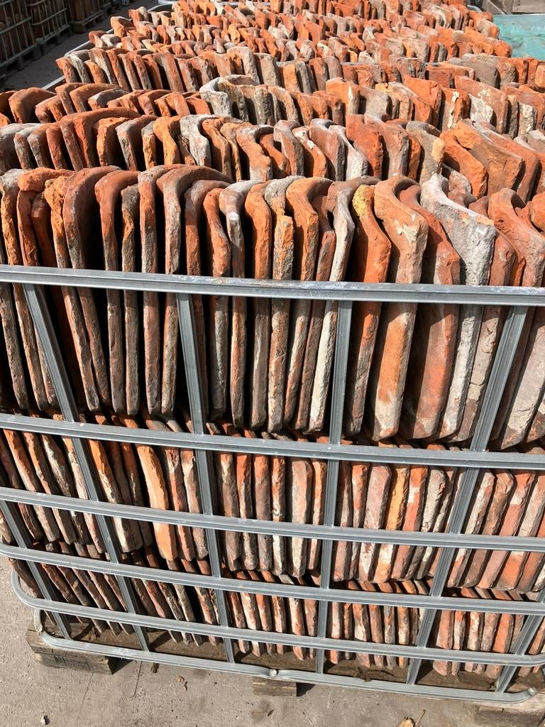 Mooi lot oude boomse pannen, Doe-het-zelf en Bouw, Ophalen, Zo goed als nieuw, Dakpannen