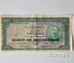 Mozambique – Billet 100 Escudos 1961, Postzegels en Munten, Bankbiljetten | Afrika, Ophalen of Verzenden, Overige landen