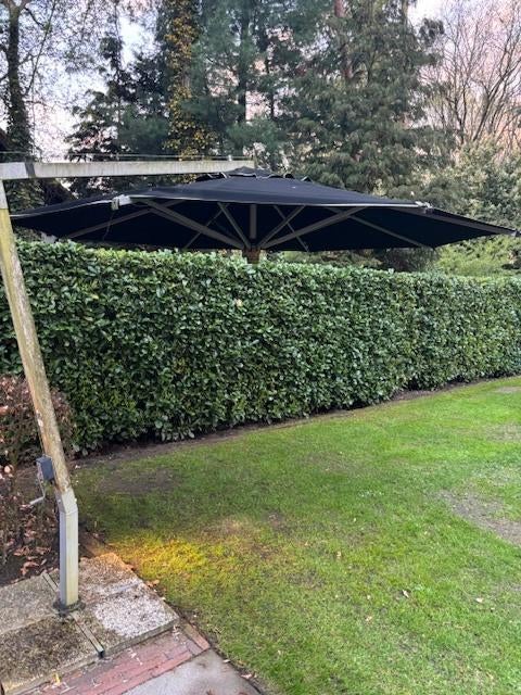 Parasol, Tuin en Terras, Parasols, Ophalen, Gebruikt, 3 tot 4 meter, Zweefparasol