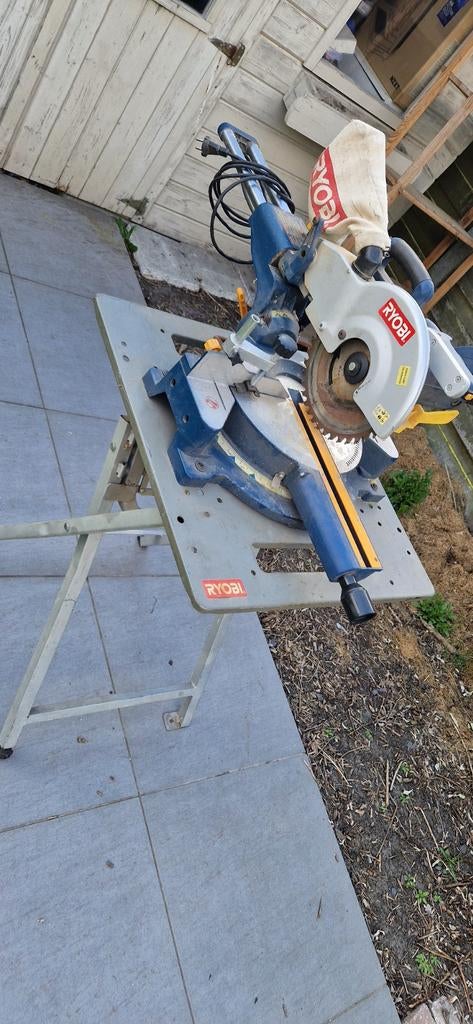 Ryobi verstekzaag, Ophalen